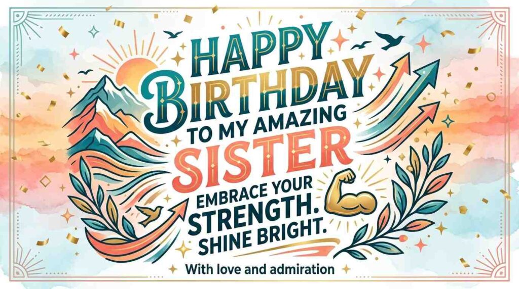🎉 Celebration Birthday Wishes for Sister