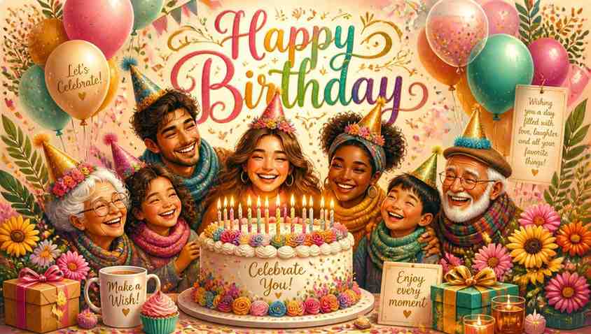✨ Unique Happy Birthday -Wishes -Images