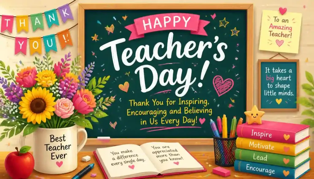 Celebration Happy Wishes for Teacher