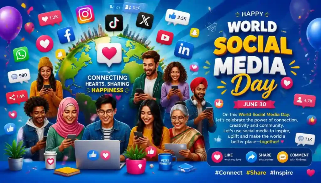 Celebration World Social Media Day Wishes