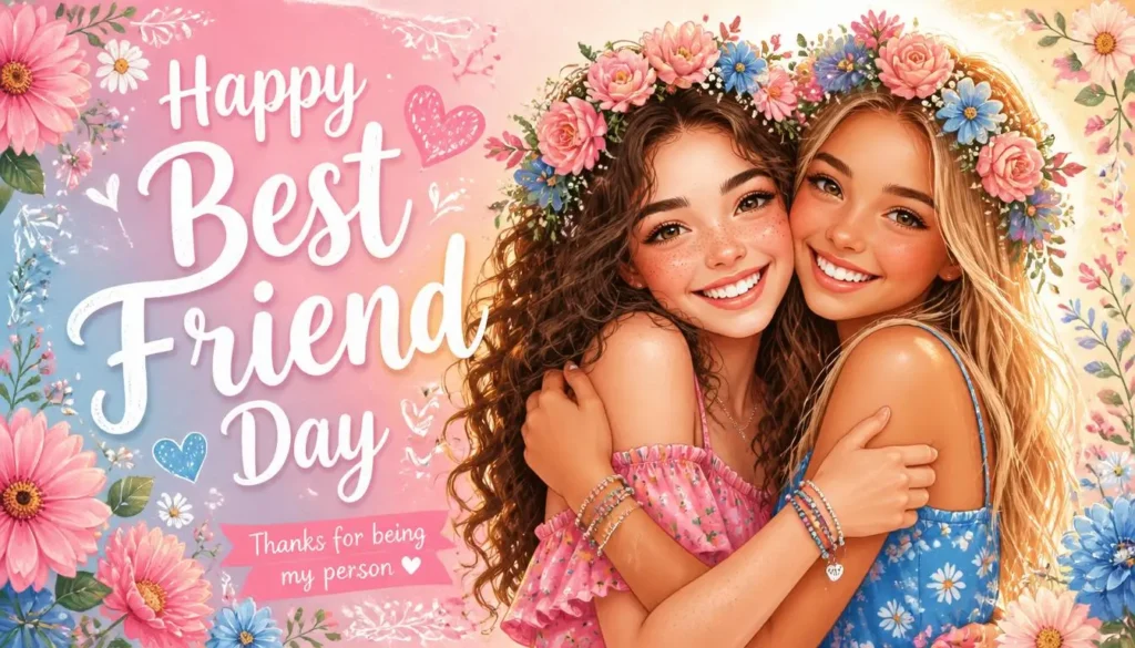 Best- Friend Day Wishes -for Girl
