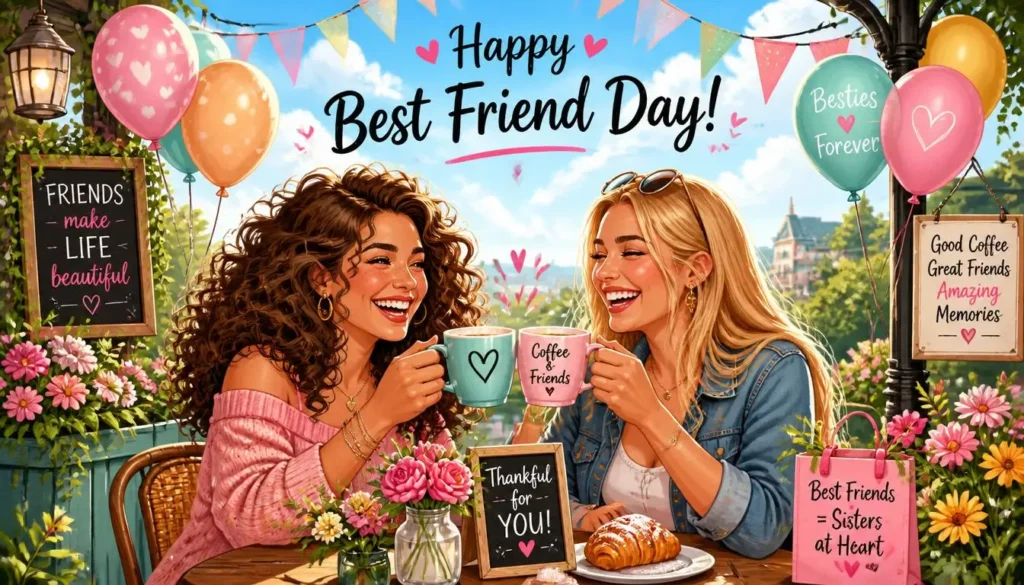 Happy Best Friend Day Date
