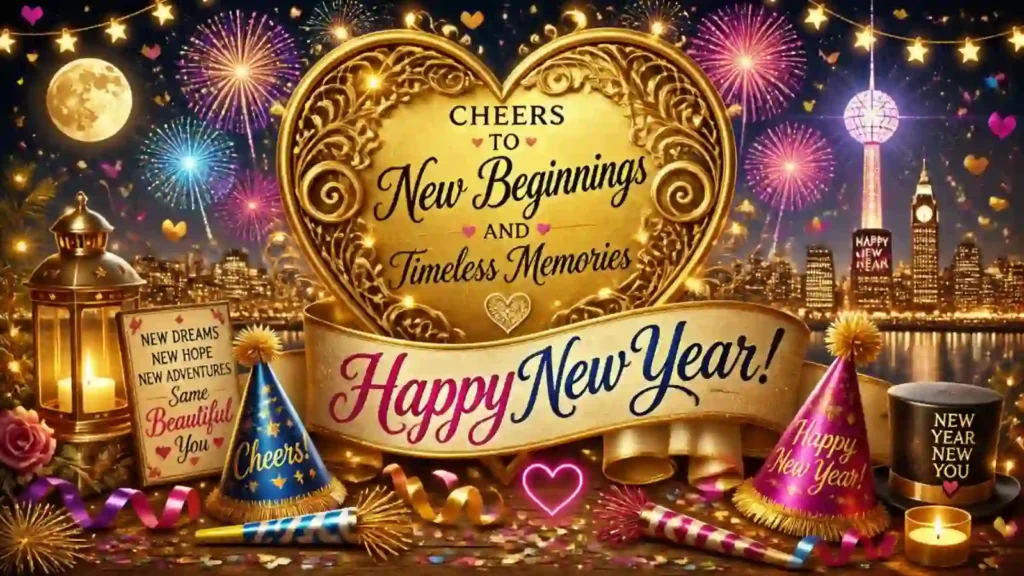 ❤️ Heartfelt New Year Card Wishes