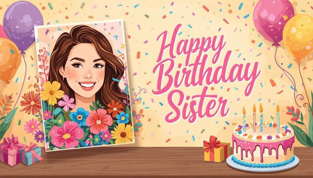 🌸 Short & Sweet birthday wishes for sister