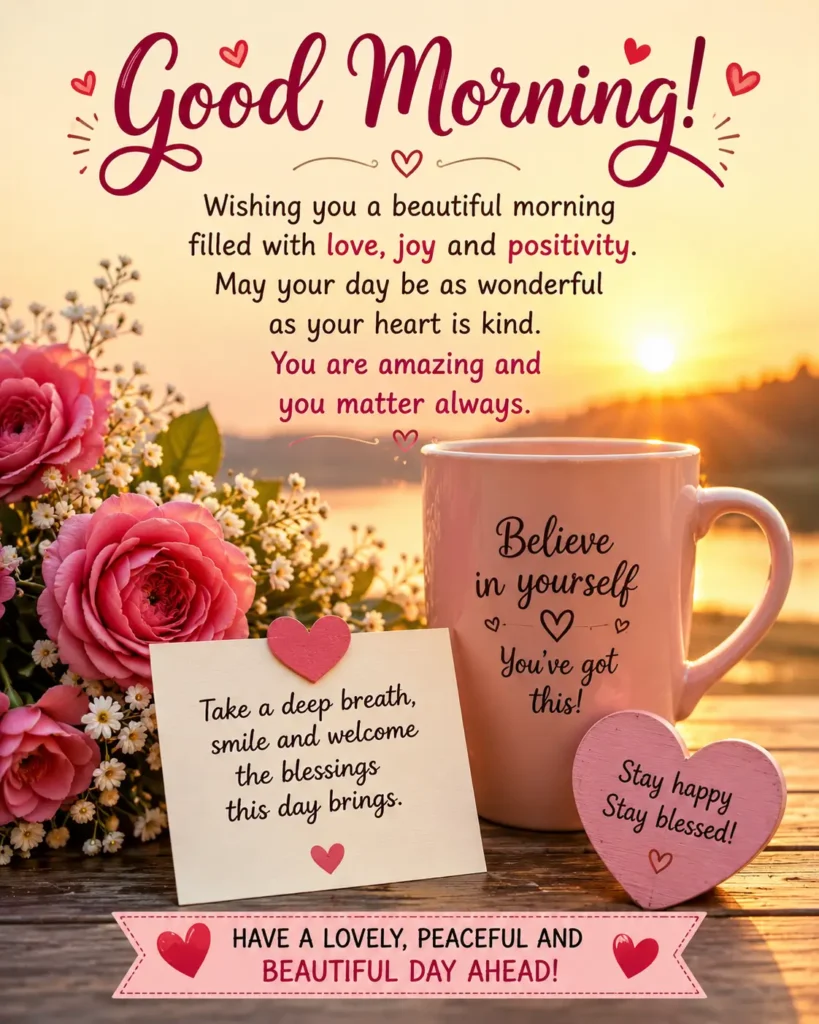 ❤️ Heartfelt Positive Good Morning Wishes