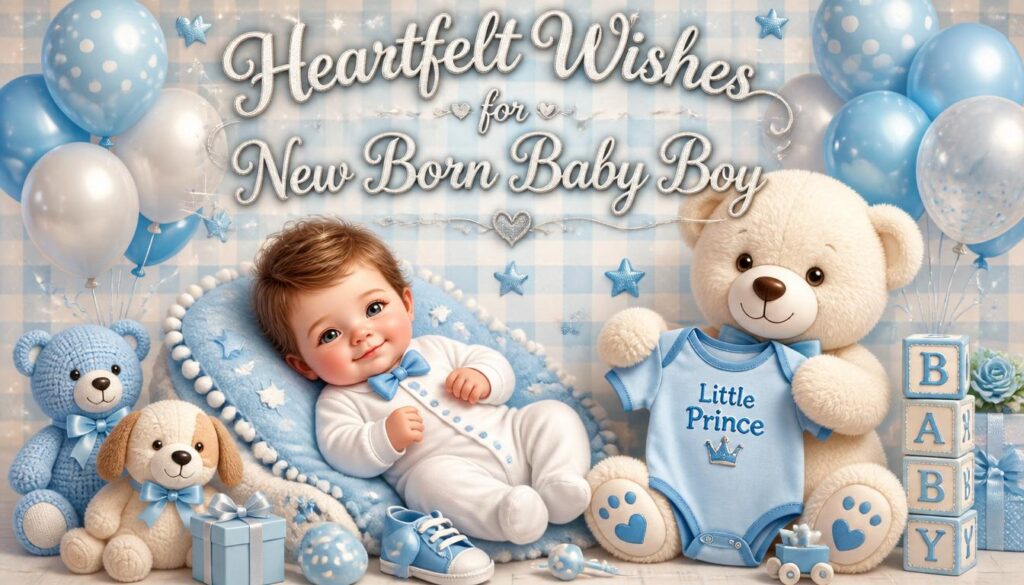 ❤️ Heartfelt Wishes for New Born Baby Boy