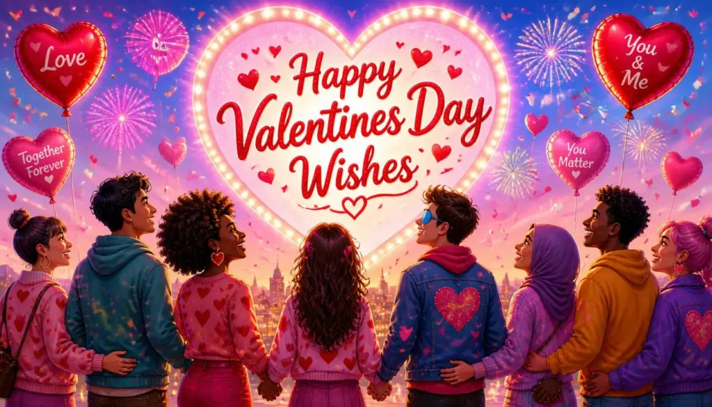 🎉 Celebration Happy Valentines Day Wishes
