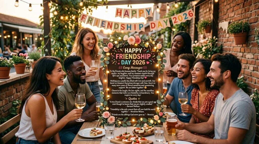 💌 Long Messages Happy Friendship Day 2026 Wishes Quotes