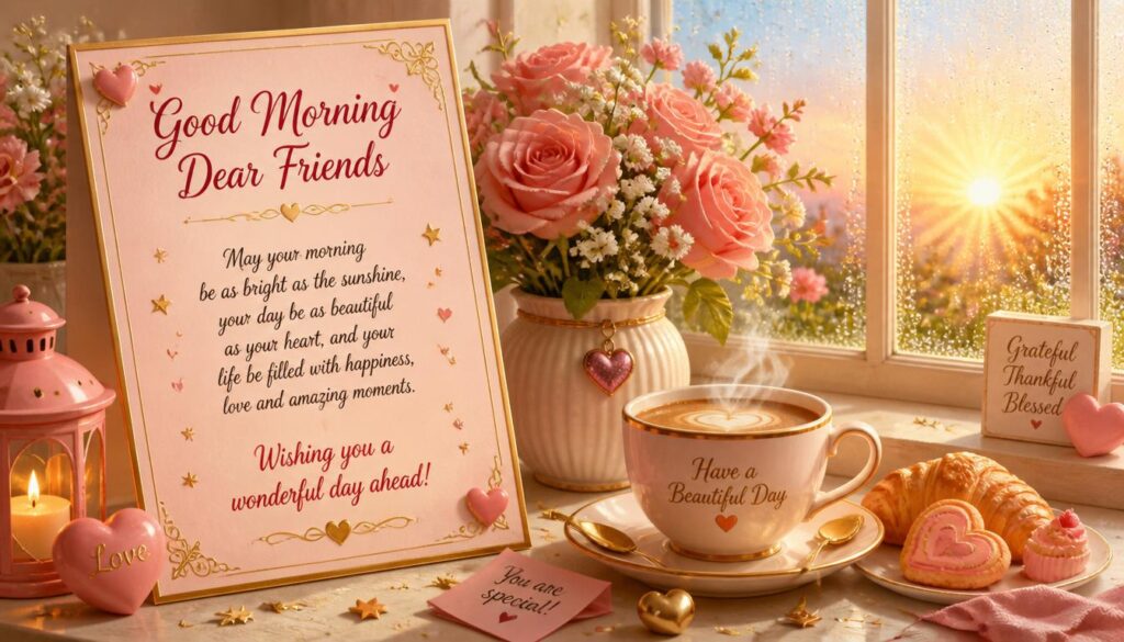 💖 Romantic Good Morning Wishes for Friends
