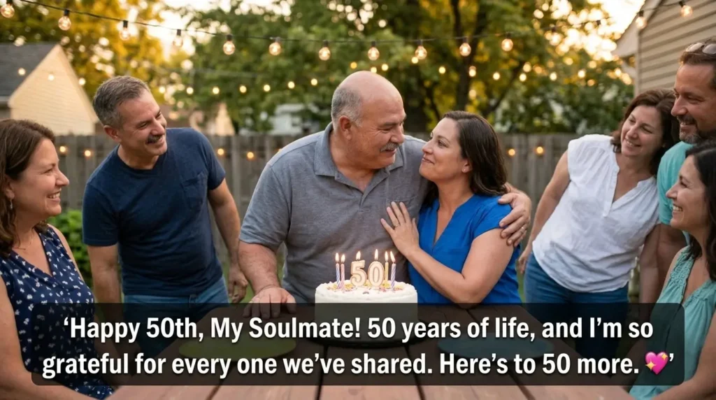 💖 Romantic Happy 50th Birthday Wishes