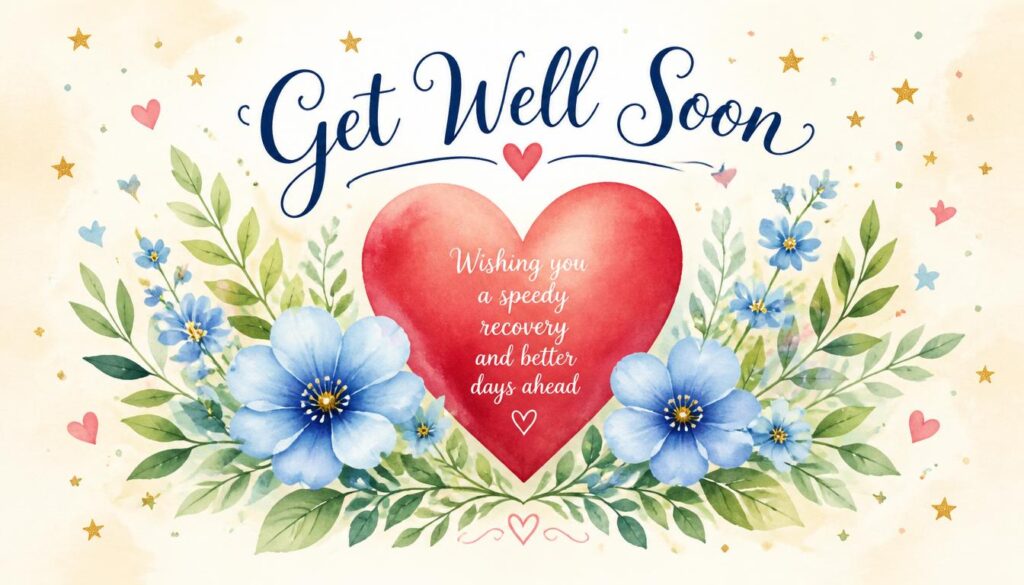 💖 Romantic Speedy Recovery Wishes