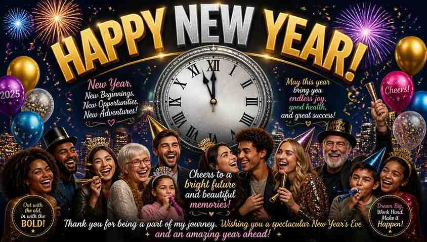 💪 Inspirational Happy New Year Eve Wishes