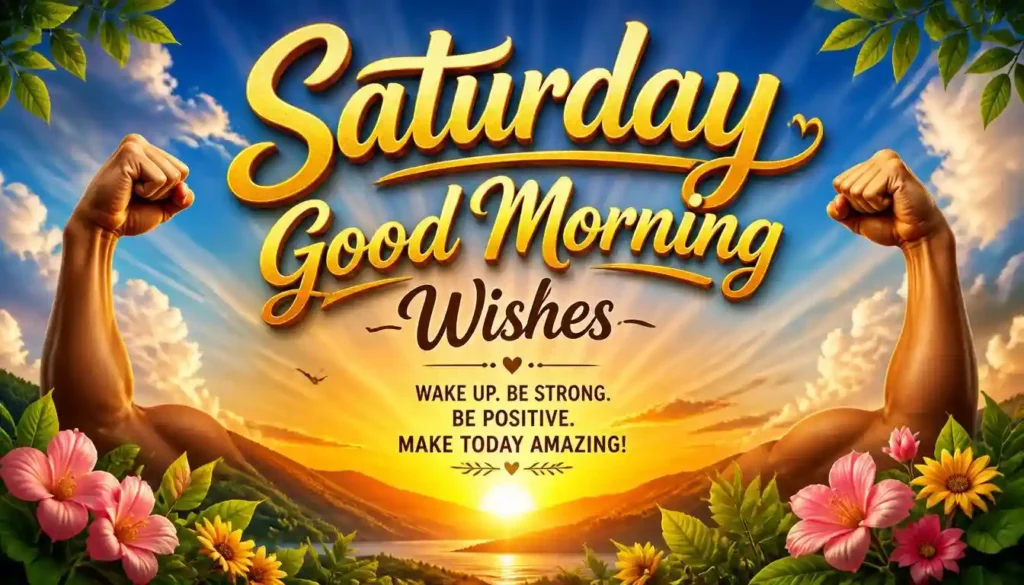 💪 Inspirational Saturday -Good Morning -Wishes