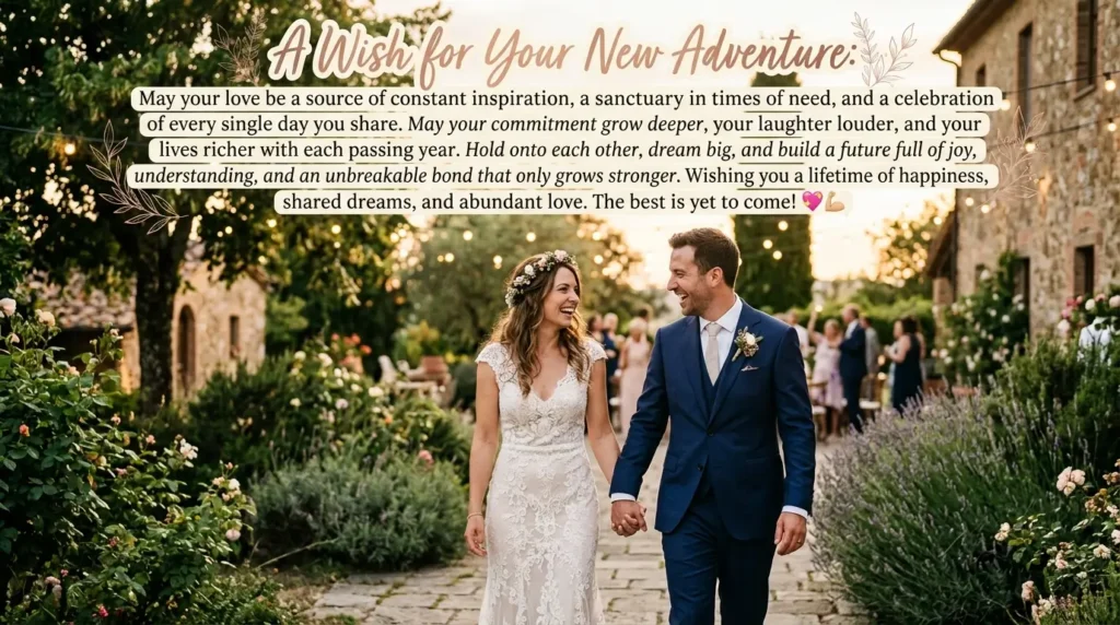 💪 Inspirational Wedding Wishes Message