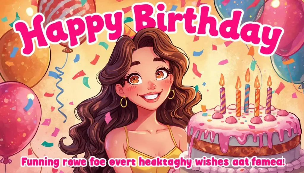 😂 Funny Birthday Wishes for a Dear Friend Female