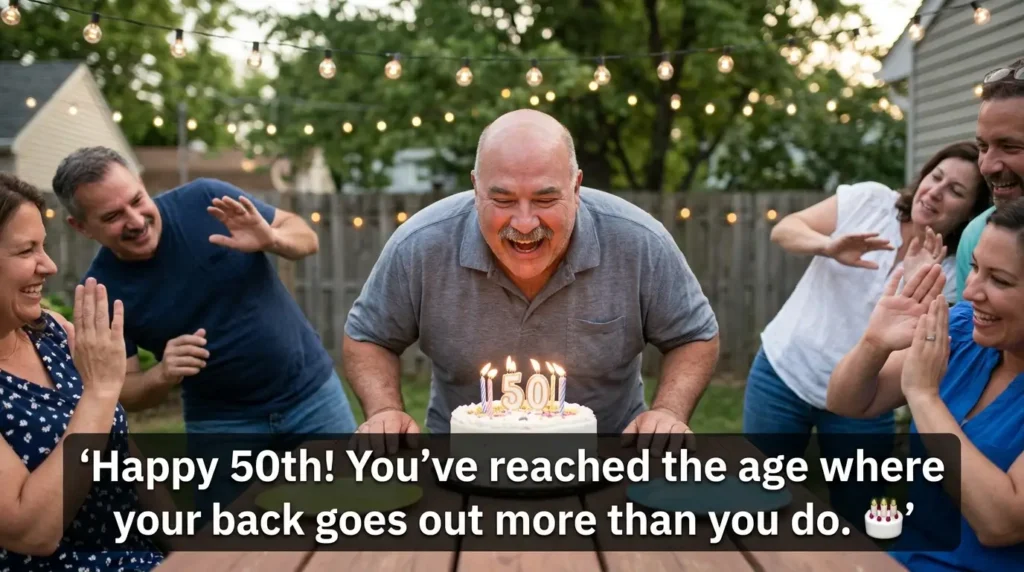 😂 Funny Happy 50th Birthday Wishes