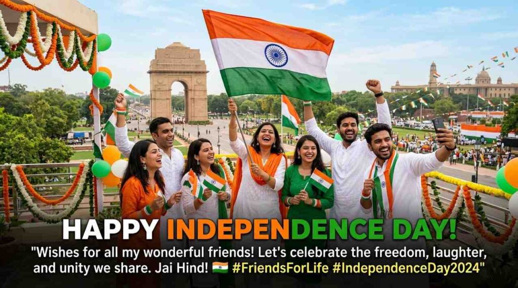 Happy Independence -Day Wishes for- Friends