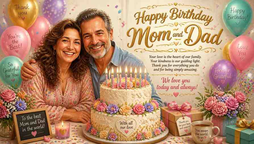 Heartfelt Happy Birthday Wishes for Parents