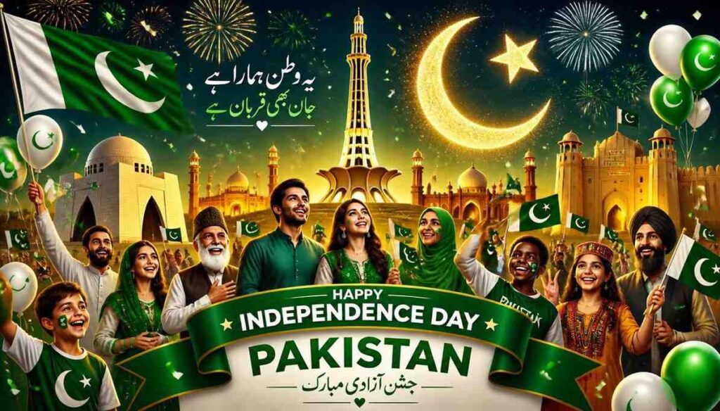 Short Happy Independence- Day Pakistan -Wishes