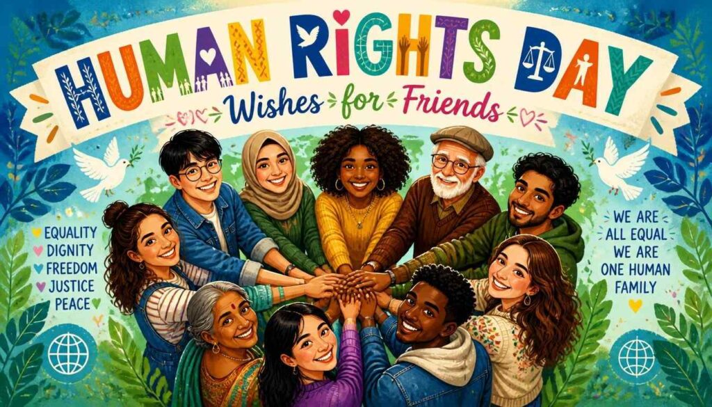 Human Rights Day Wishes for Friends