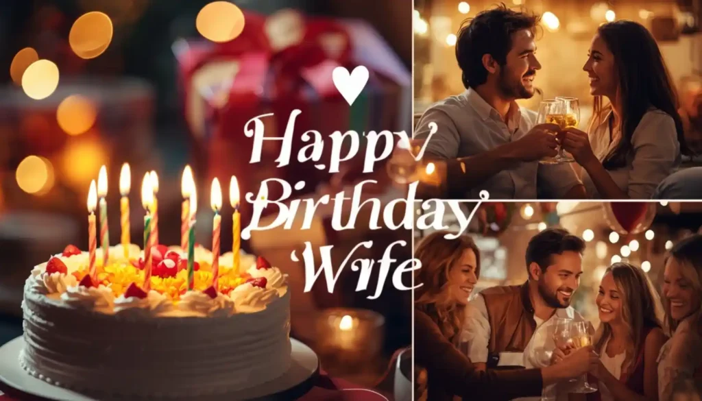 5. Celebration Birthday Wishes for Wife