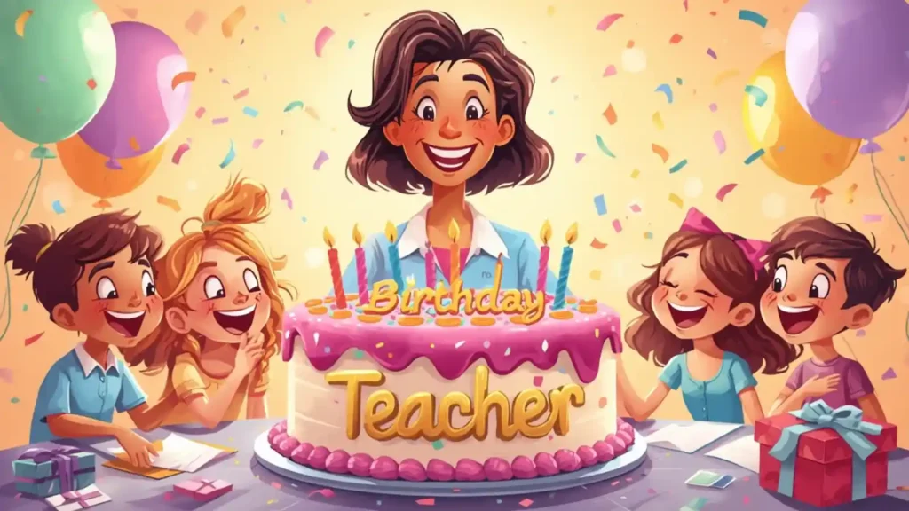 7. Funny Birthday Wishes for Teacher