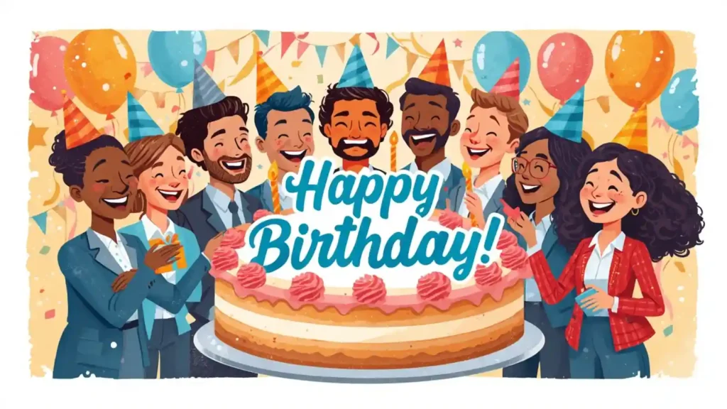 8. Funny Birthday Wishes for Coworkers