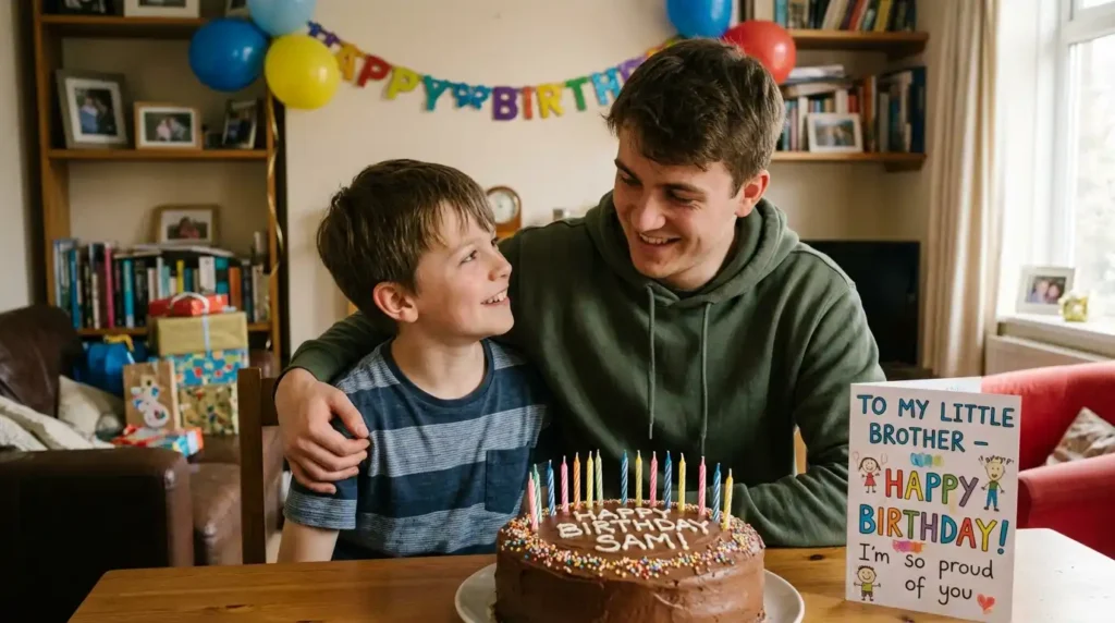 Emotional Birthday Wishes for Younger Brother