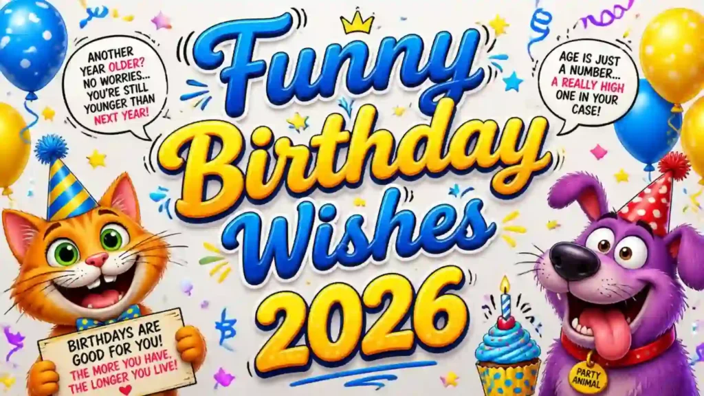 Funny Birthday Wishes 2026