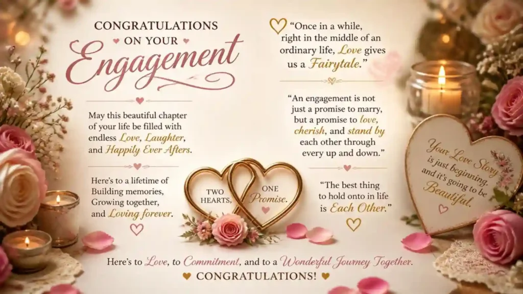 Heartfelt Engagement Wishes