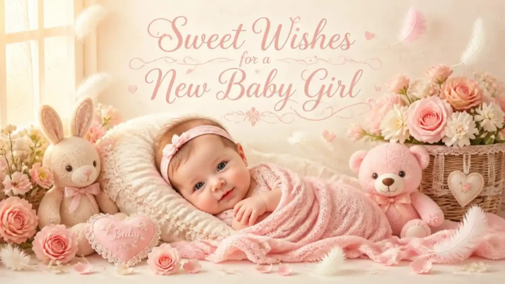 💖 Sweet Wishes for a New Baby Girl