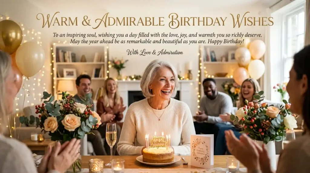 Warm & Admirable Birthday Wishes