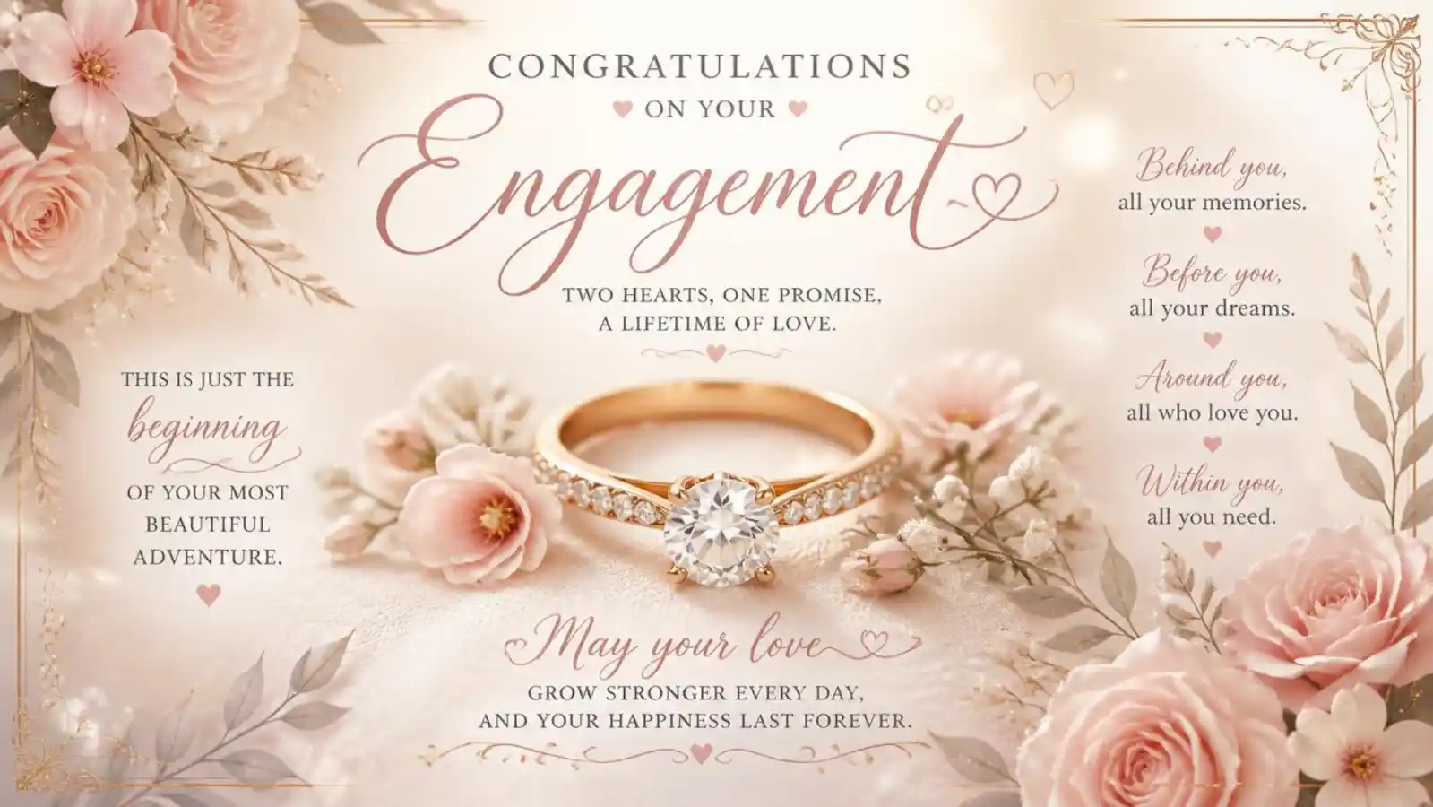150+Engagement  Heartfelt Messages & Quotes