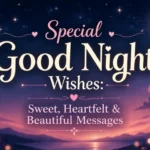 Special Good Night Wishes: Sweet, Heartfelt & Beautiful Messages